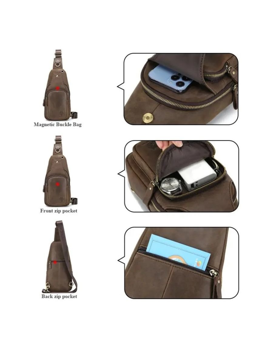 Anders™ | Bolso Bandolera de Cuero Esencial