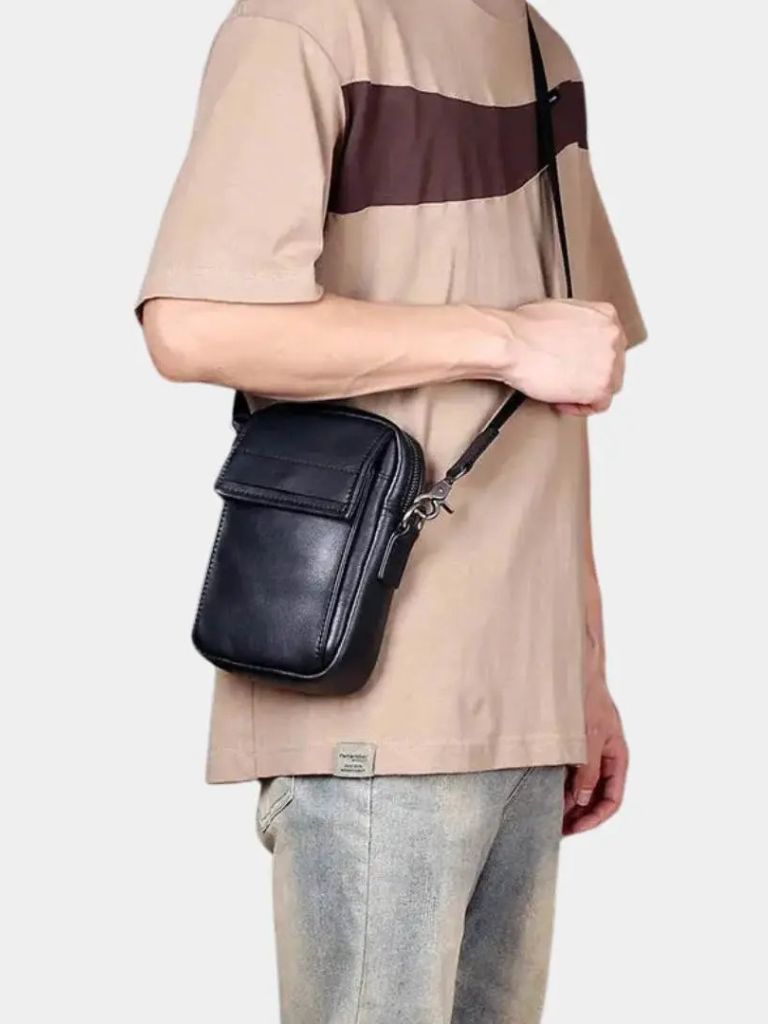Andreas™ | Bolsa de Piel para Hombro