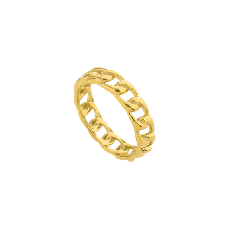 #Color_Acero inoxidable chapado en oro - Impermeable