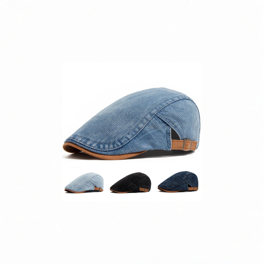 Bloom™ | Gorra plana de mezclilla premium – Estilo atemporal y comodidad diaria
