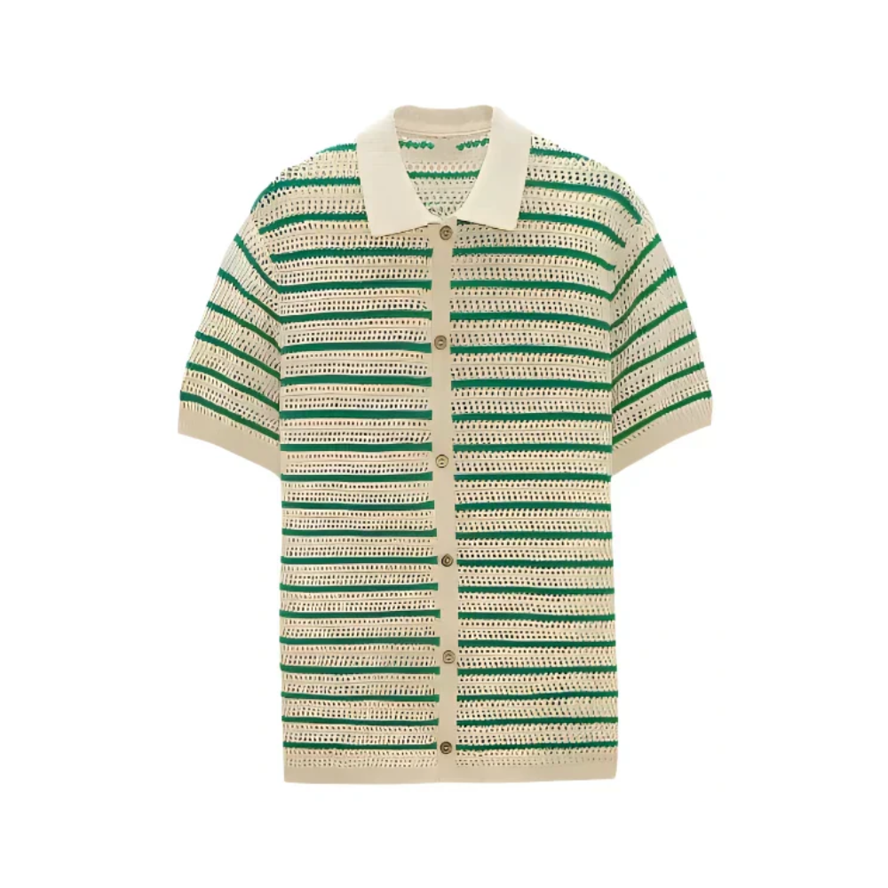 Marbella | Camisa de Punto Abotonada