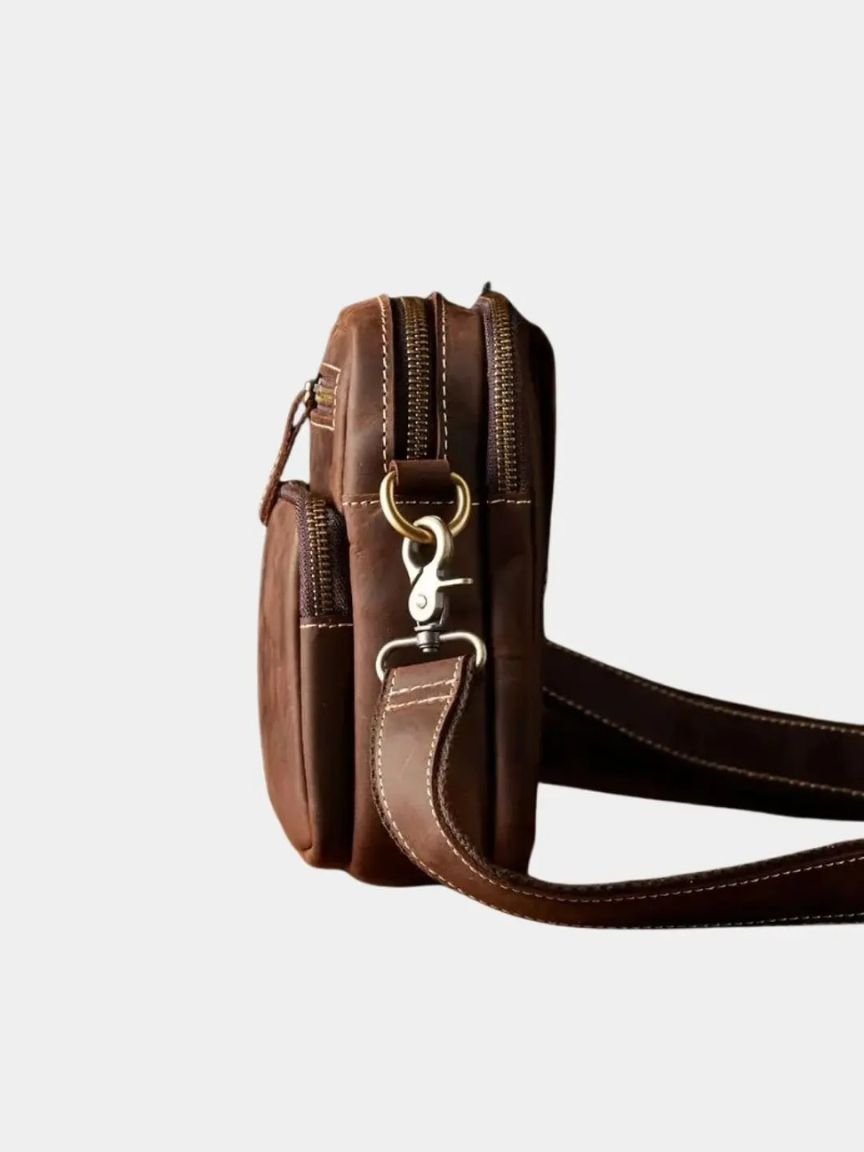 Rene™ | Bandolera de Cuero Retro