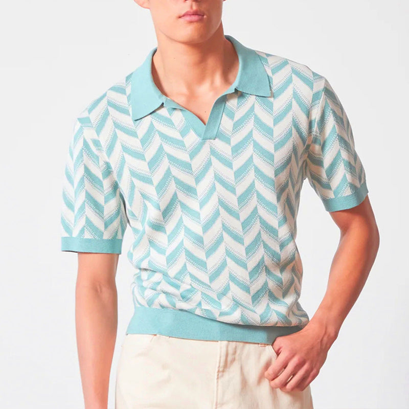 Polo con cuello en V