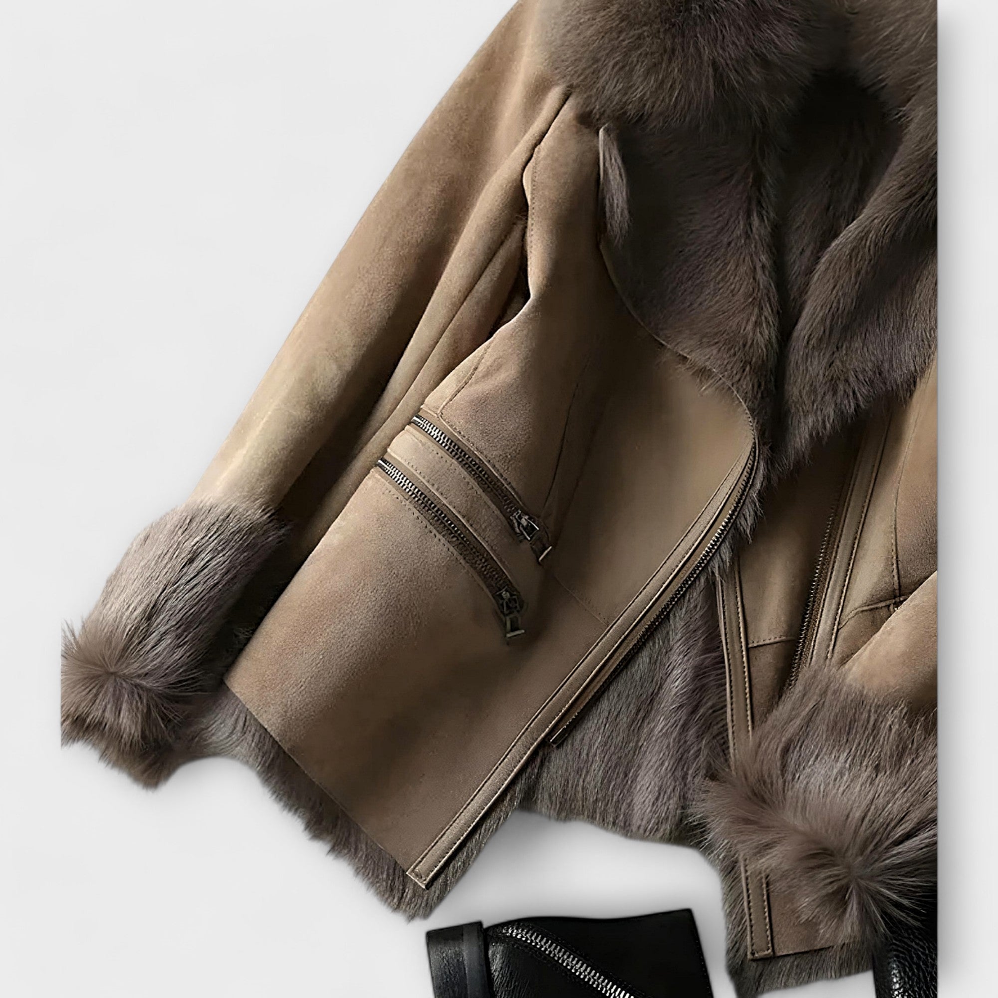 Chaqueta de piel de cordero