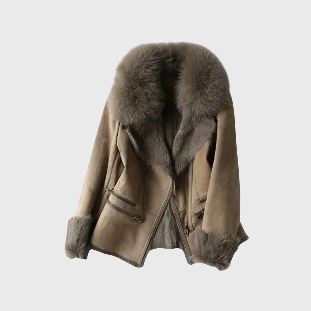 Chaqueta de piel de cordero