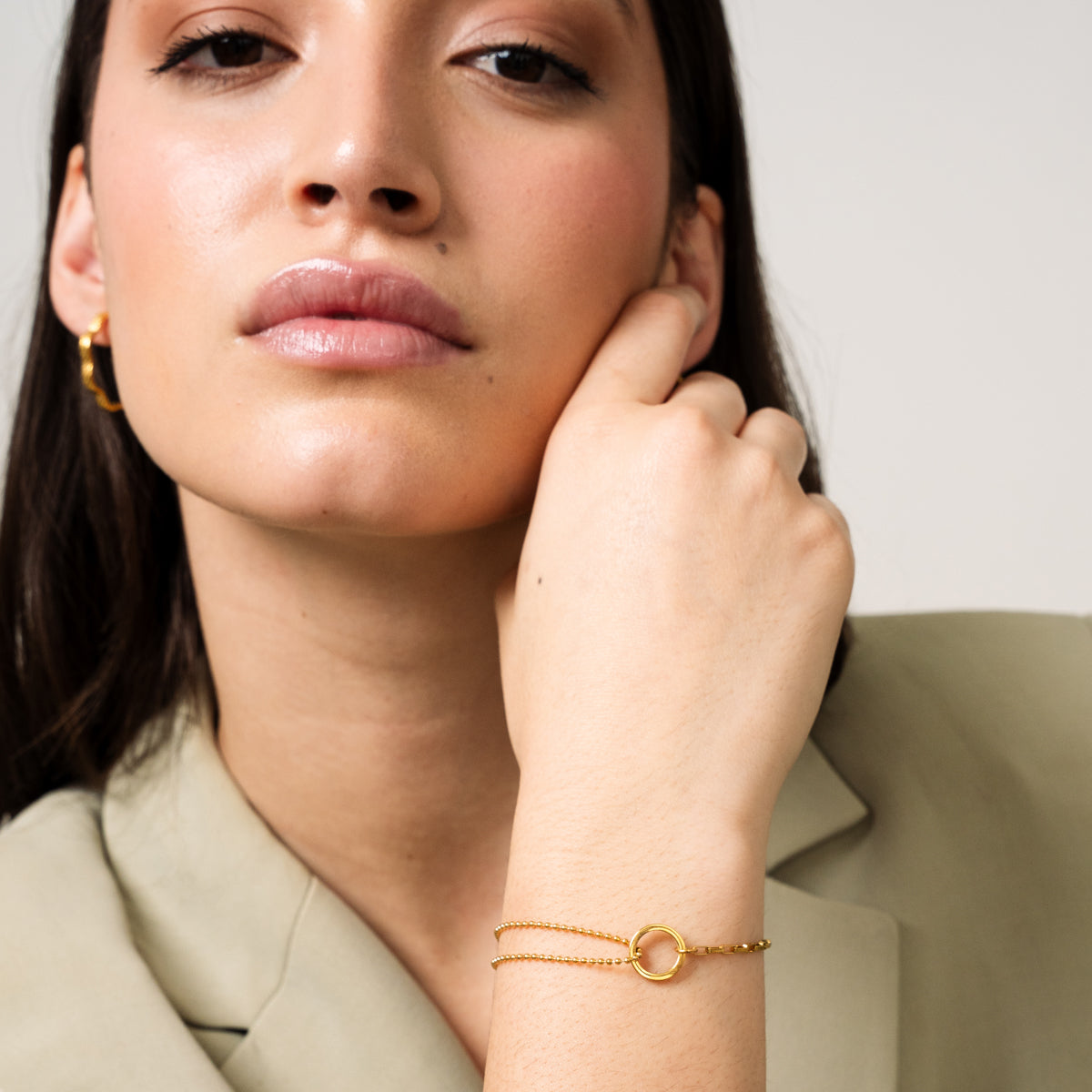 Pulsera de Tenis Dorada