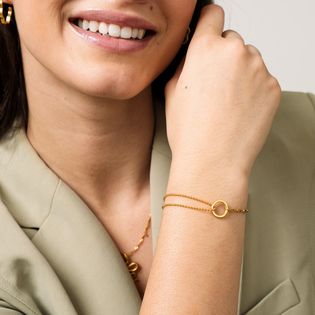 Pulsera de Tenis Dorada