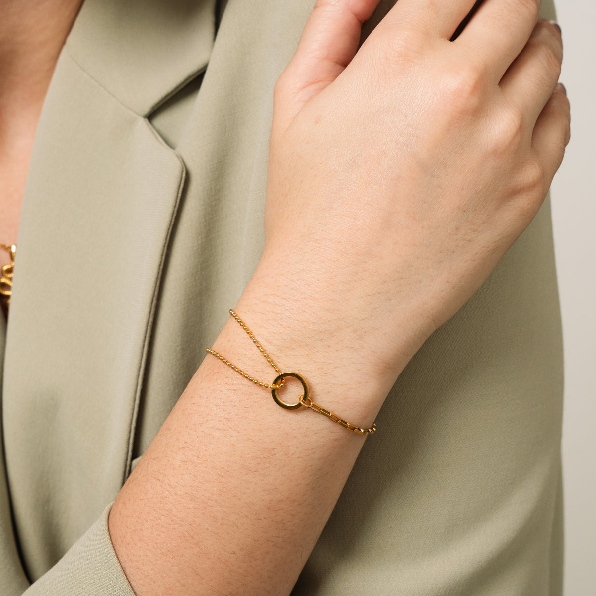 Pulsera de Tenis Dorada