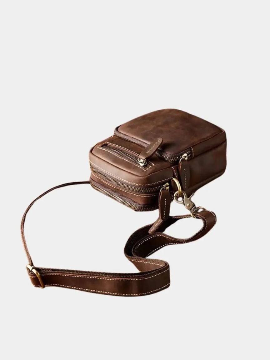 Rene™ | Bandolera de Cuero Retro