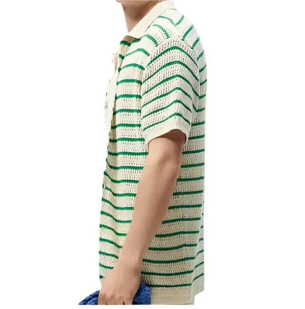 Marbella | Camisa de Punto Abotonada