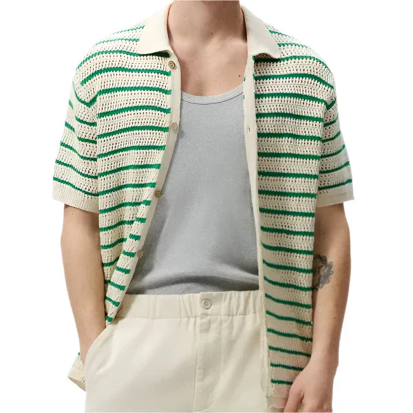 Marbella | Camisa de Punto Abotonada