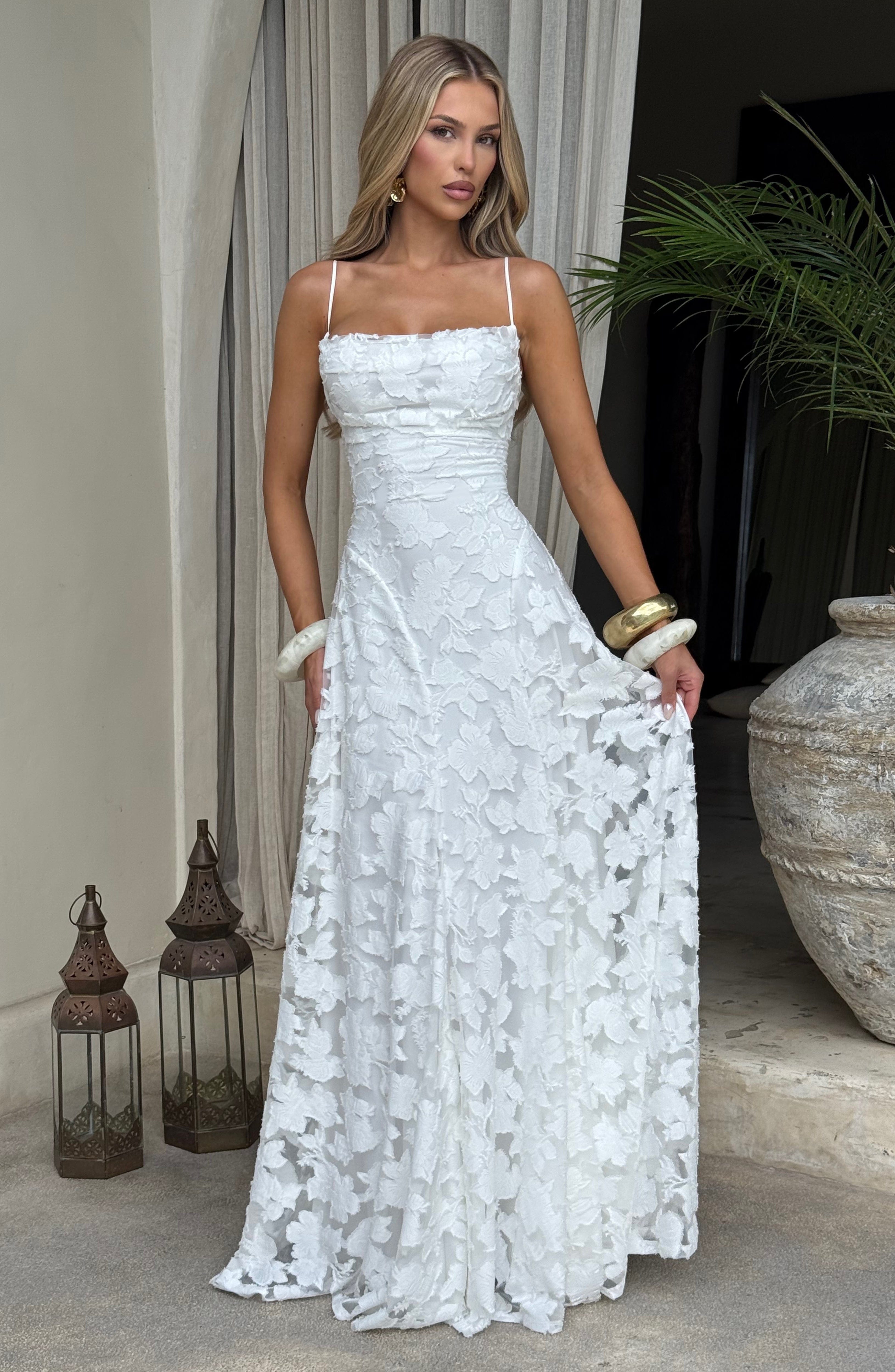 Vestido Maxi Alexander Saint Flores