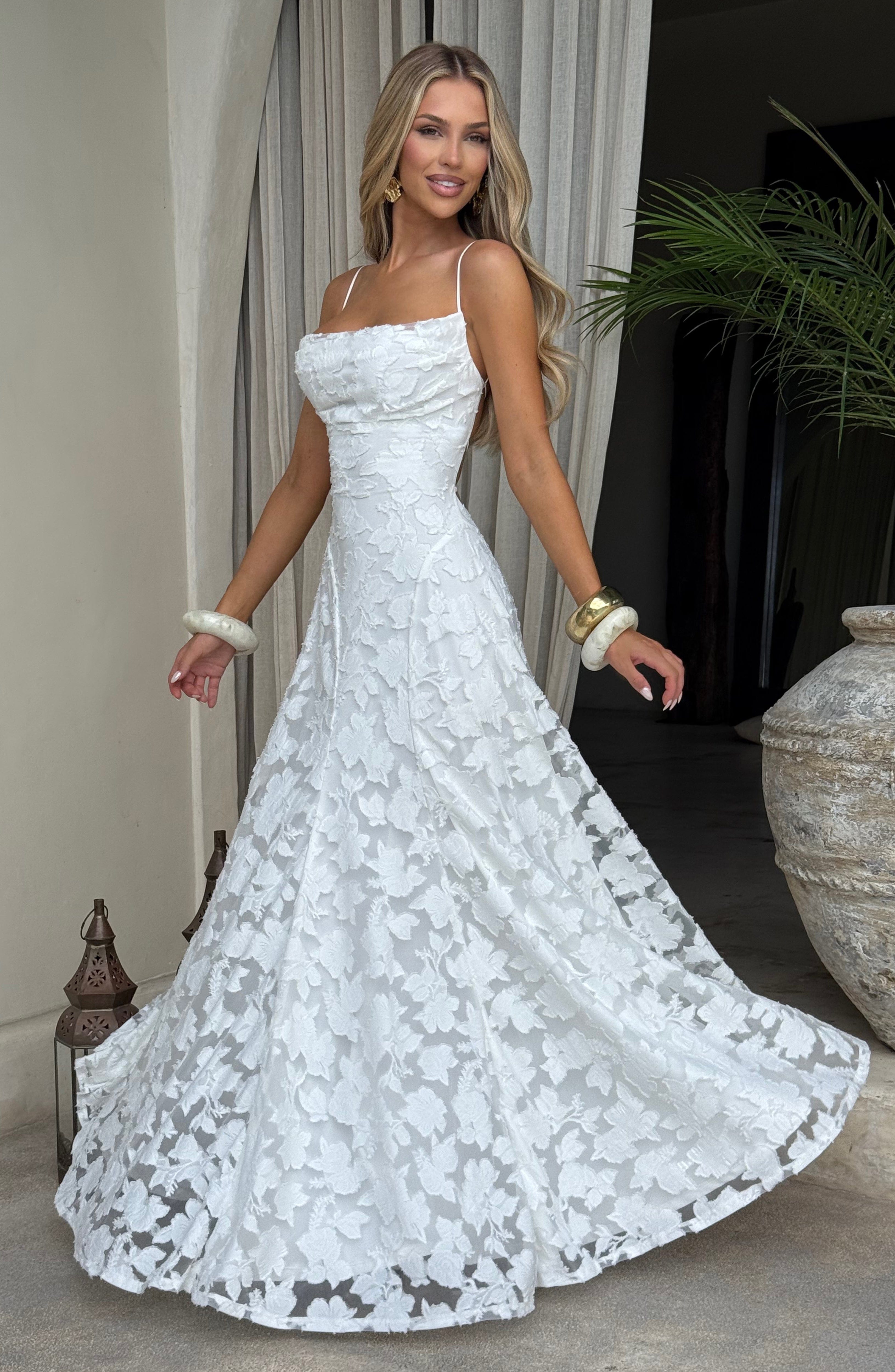 Vestido Maxi Alexander Saint Flores
